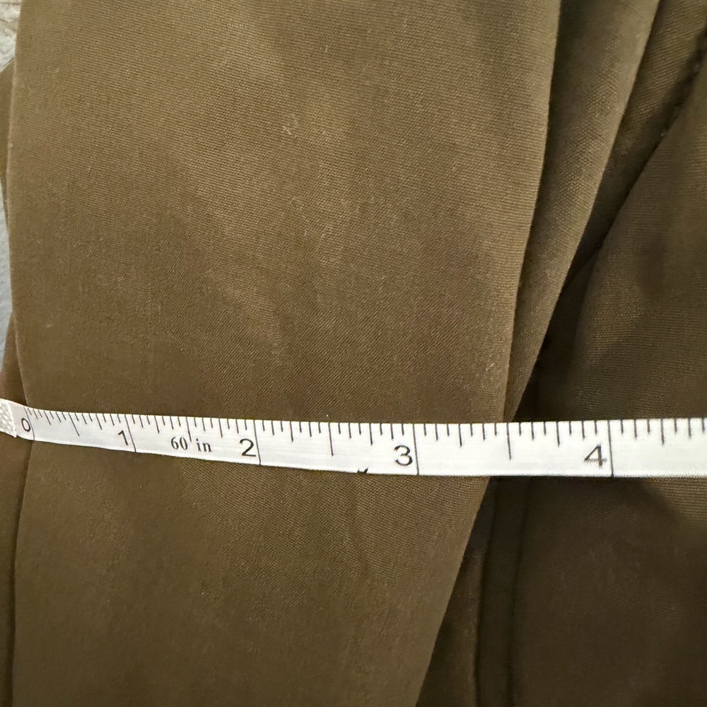 Zara Olive Green Parka with Faux Fur Hood - Picture 13 of 16